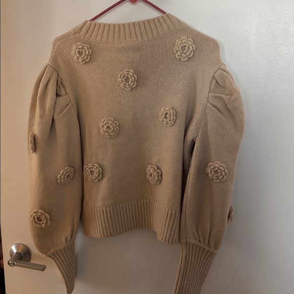 FARM RIO Brazilian Tropical Floral Sand Sweater - Picture 8 of 8